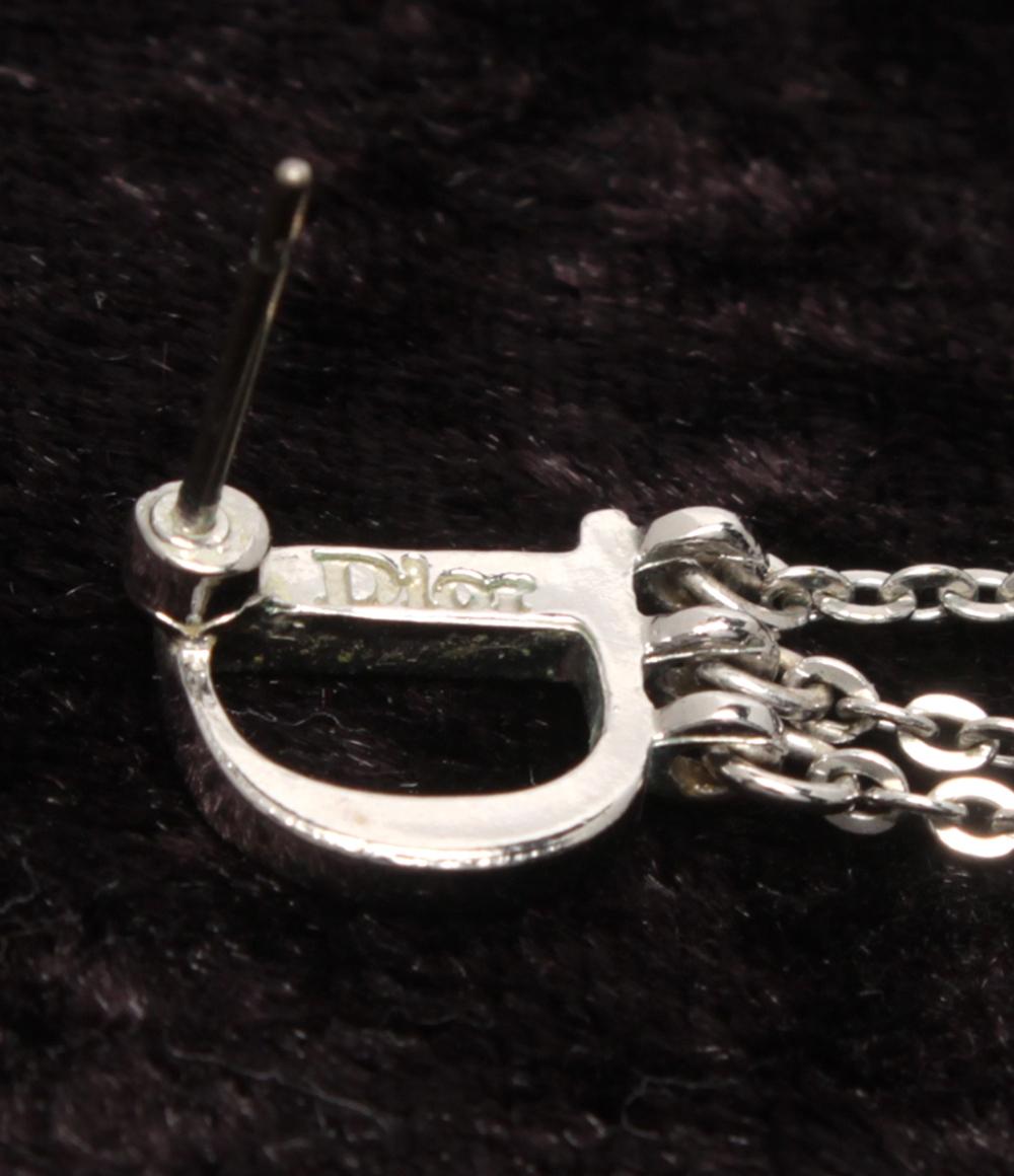 Christian Dior ピアス ロゴ チェーン レディース クリスチャンディオール