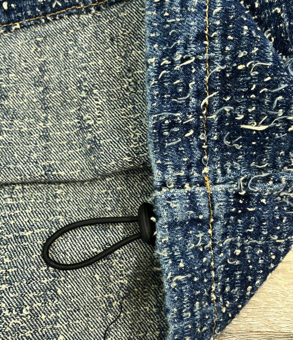 DIESEL D-FLOW ハーフジップ ジャケット デニム メンズ SIZE S ディーゼル