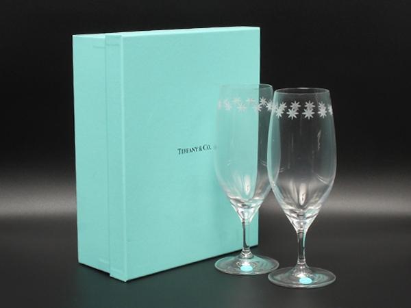 TIFFANY&Co. ワイングラス ビア 2点セット ペア ルミナス ピルスナー ティファニー