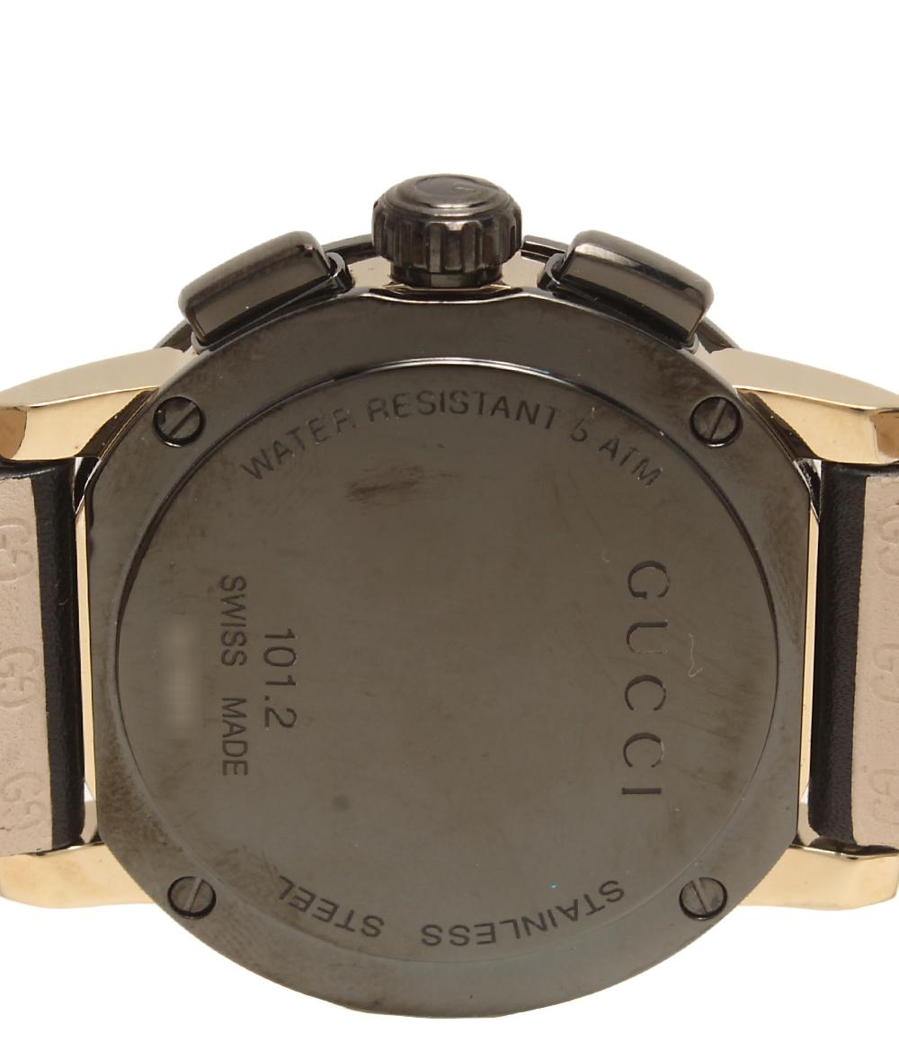 GUCCI 腕時計 クオーツ ブラック 101.2 メンズ グッチ
