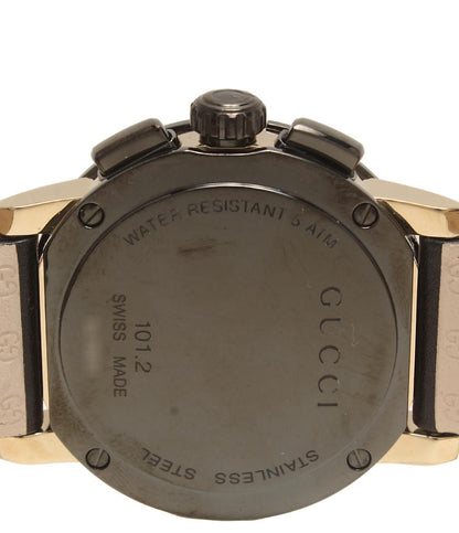 GUCCI 腕時計 クオーツ ブラック 101.2 メンズ グッチ