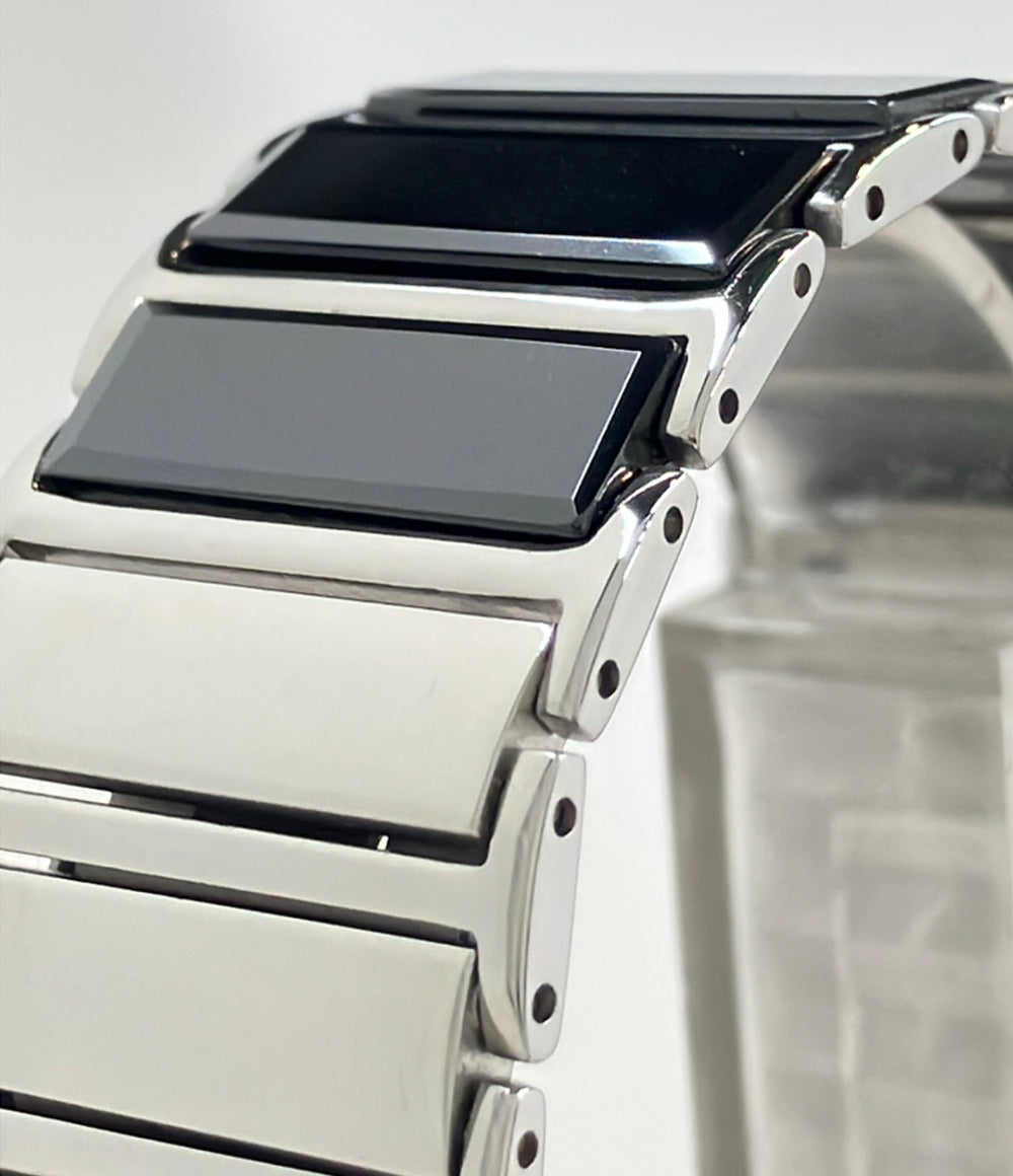 TECHNOS 腕時計 クオーツ ブラック T1048 メンズ テクノス