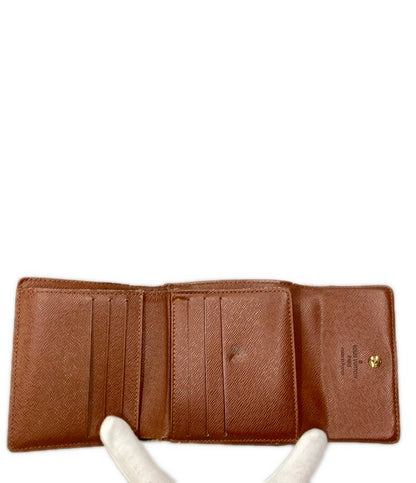訳あり LOUIS VUITTON ダブルホック 二つ折り財布 ポルトフォイユ エリーズ モノグラム M61654 レディース ルイ・ヴィトン