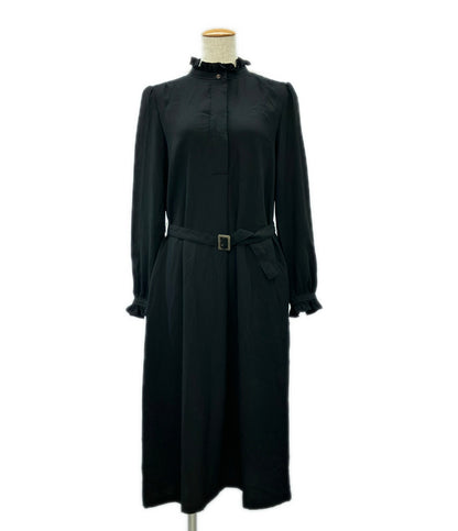 A.P.C. 長袖ワンピース フリルカラー ベルト付き 23226-1-17565 レディース SIZE 34 (XS) アーペーセー