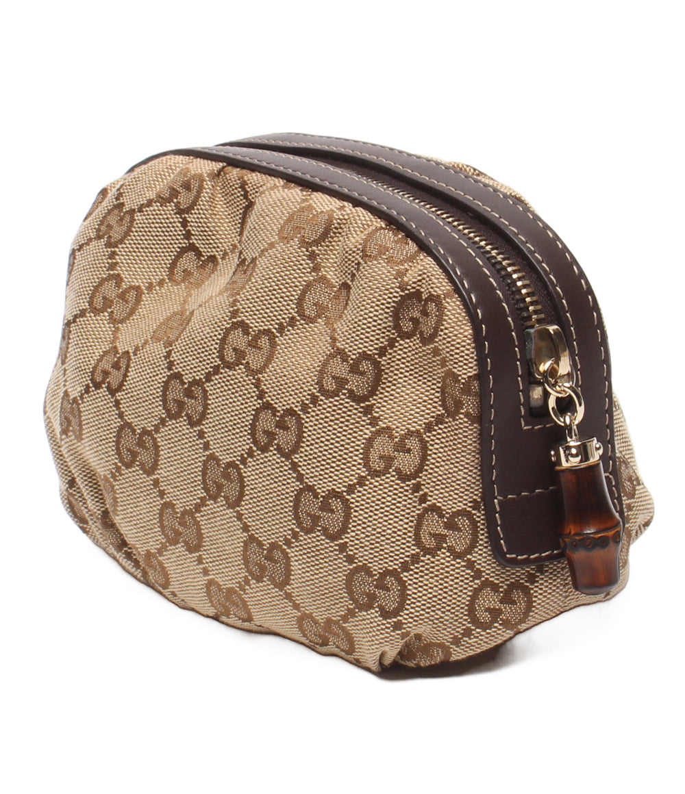 GUCCI ポーチ バンブー GGキャンバス 246175 525040 レディース グッチ