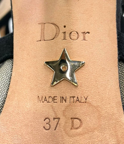 Christian Dior バックストラップ メッシュ サンダル レディース (M) クリスチャンディオール