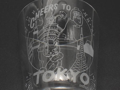 美品 バカラ グラス タンブラー Cheers to TOKYO Baccarat
