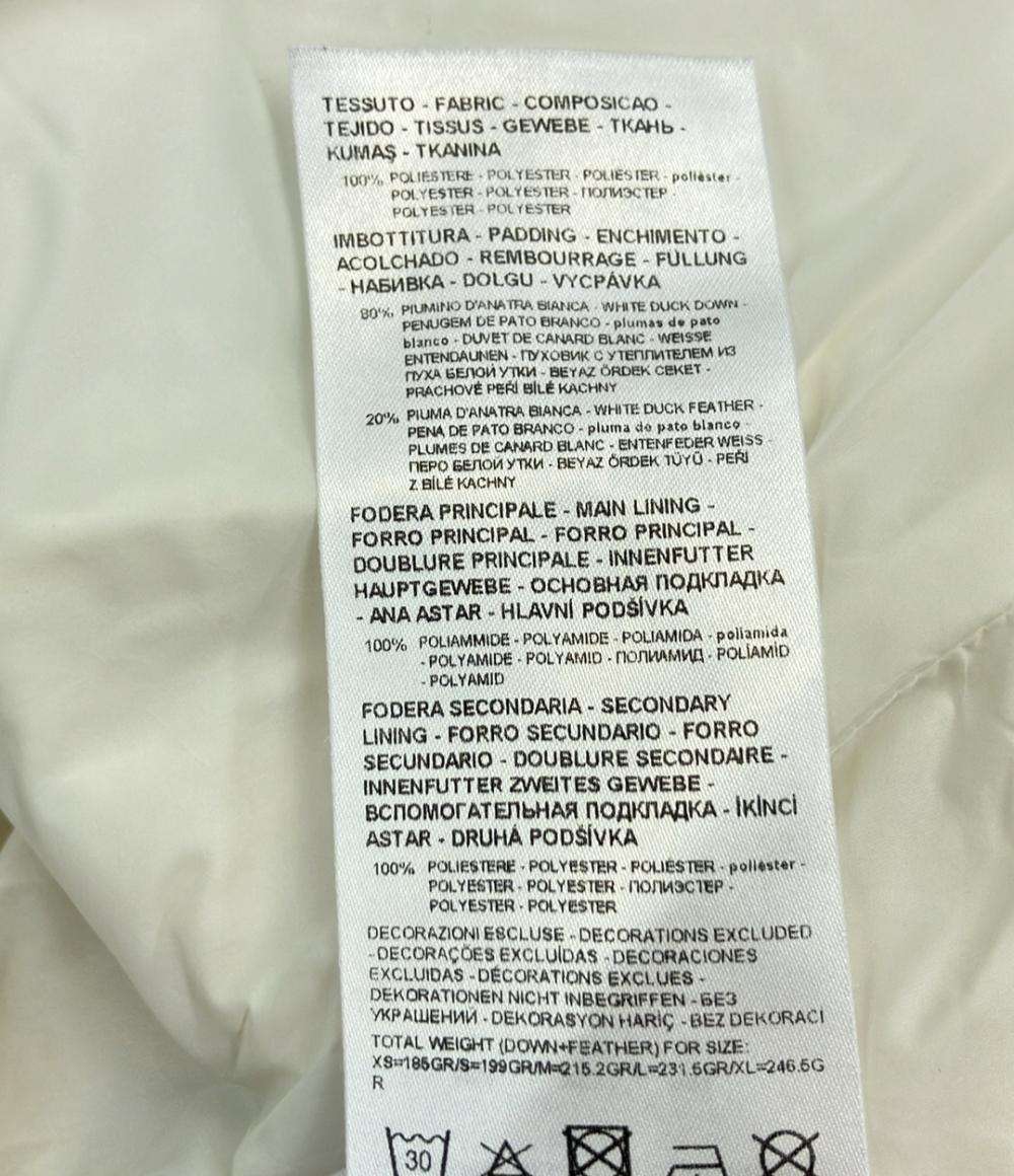 美品 ARMANI EXCHANGE ロングダウンベスト ロゴテープデザイン 6GYQ10 YNNAZ レディース SIZE S アルマーニエクスチェンジ