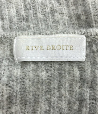 美品 リヴドロワ 長袖Vネックニット レディース SIZE F (M) RIVE DROITE