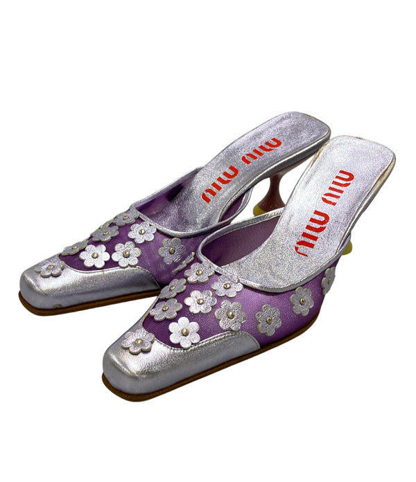 Miu Miu ミュール レディース SIZE 37 (23.5cm) ミュウ ミュウ