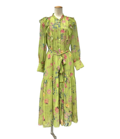 美品 JILL STUART 長袖ワンピース インナー付き アザレア ロング ジル スチュアート レディース SIZE 2 (M) ジル スチュアート