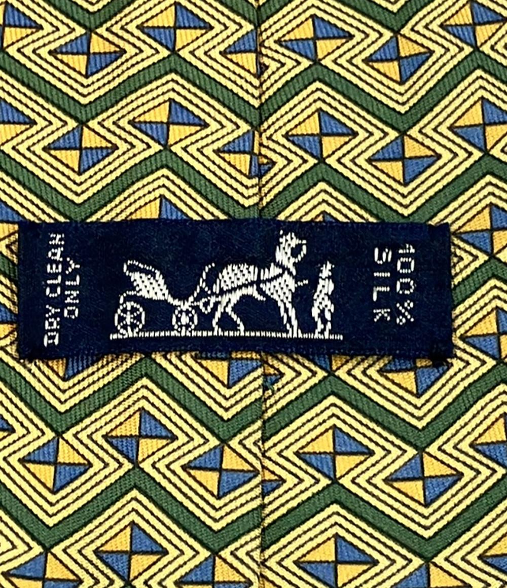 エルメス ネクタイ シルク100% メンズ HERMES