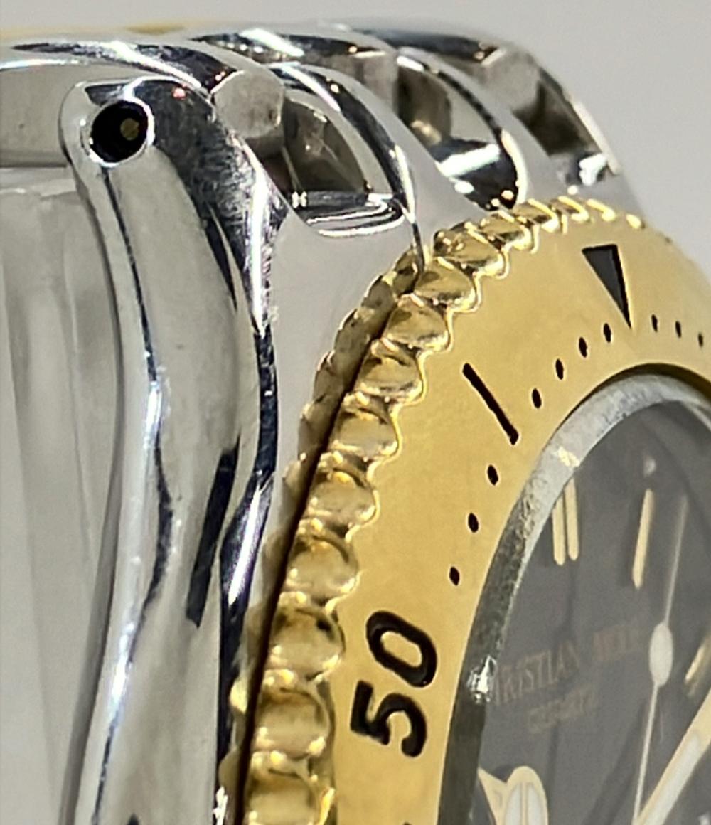 CHRISTIAN MODE 腕時計 クオーツ ブラック CM-0008 メンズ クリスチャンモード