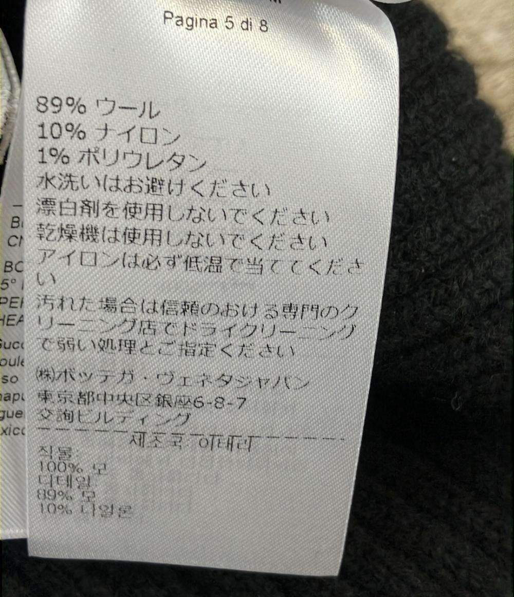 BOTTEGA VENETA 長袖ニットワンピース ダブルフェイス シェットランド タグ付き 677420 V1F50 レディース SIZE M ボッテガ・ヴェネタ