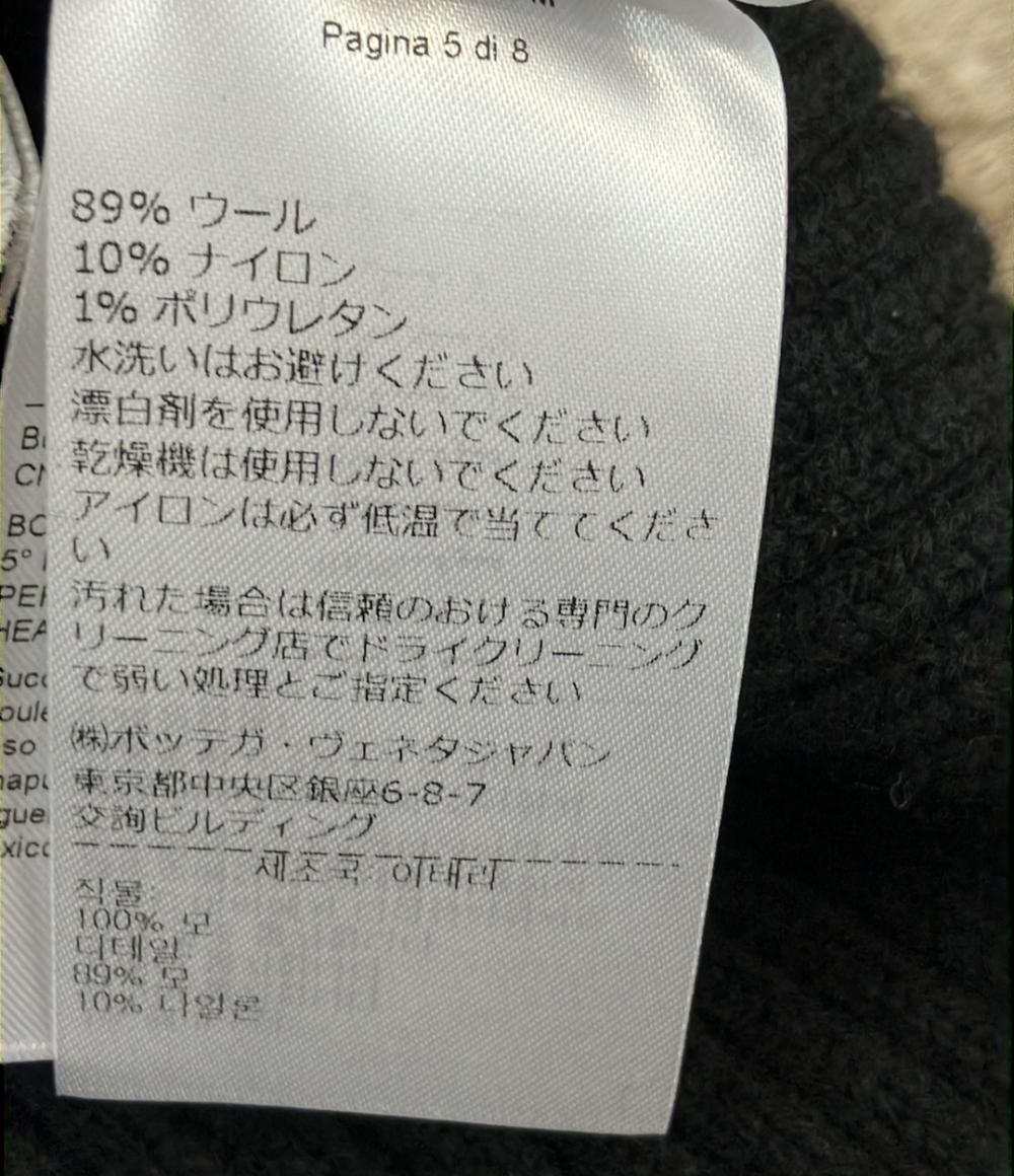 BOTTEGA VENETA 長袖ニットワンピース ダブルフェイス シェットランド タグ付き 677420 V1F50 レディース SIZE M ボッテガ・ヴェネタ