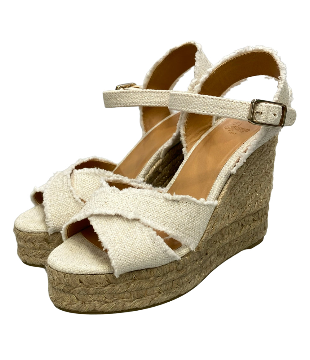 Castaner ウェッジソールアンクルストラップサンダル レディース SIZE 35 カスタニエール