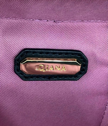 美品 DIANA ショルダーバッグ 斜めがけ バニティバッグ ドット柄 チェーン レディース ダイアナ