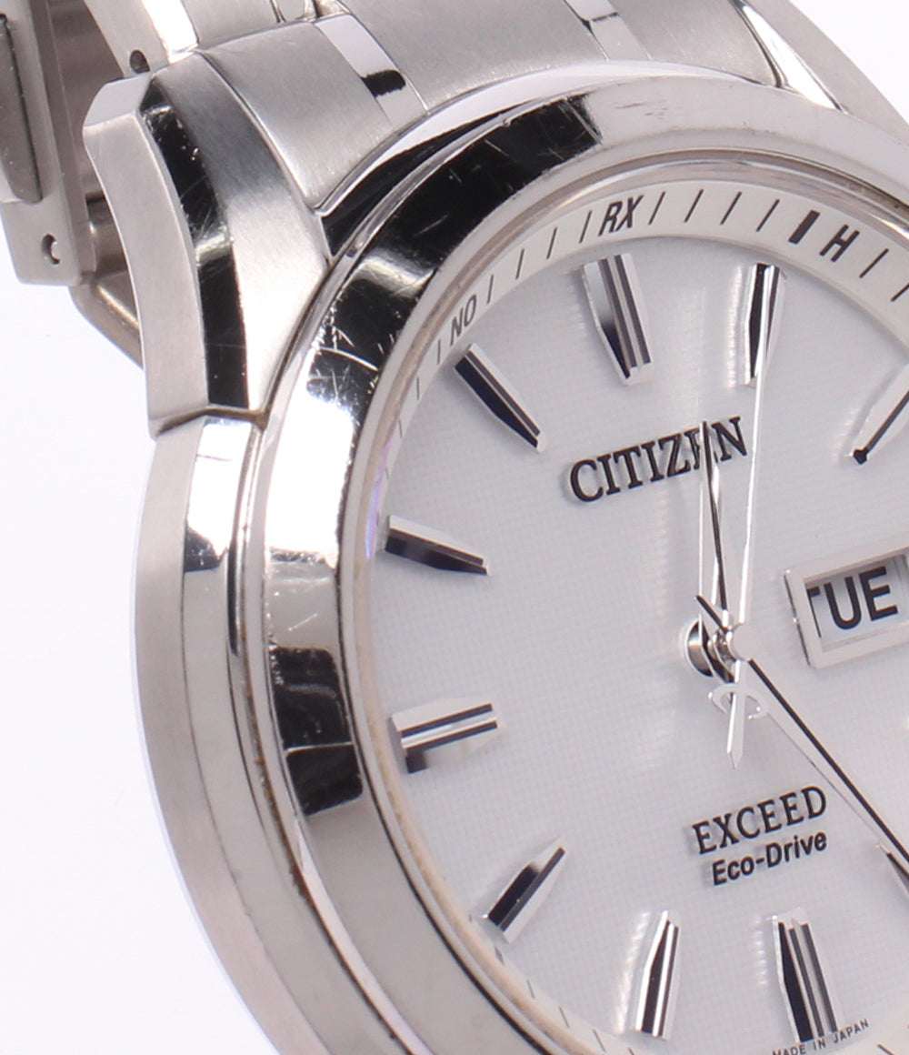 CITIZEN 腕時計 エクシード EXCEED ソーラー ホワイト H10B-T015620 メンズ シチズン
