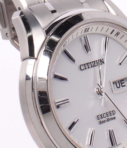 CITIZEN 腕時計 エクシード EXCEED ソーラー ホワイト H10B-T015620 メンズ シチズン