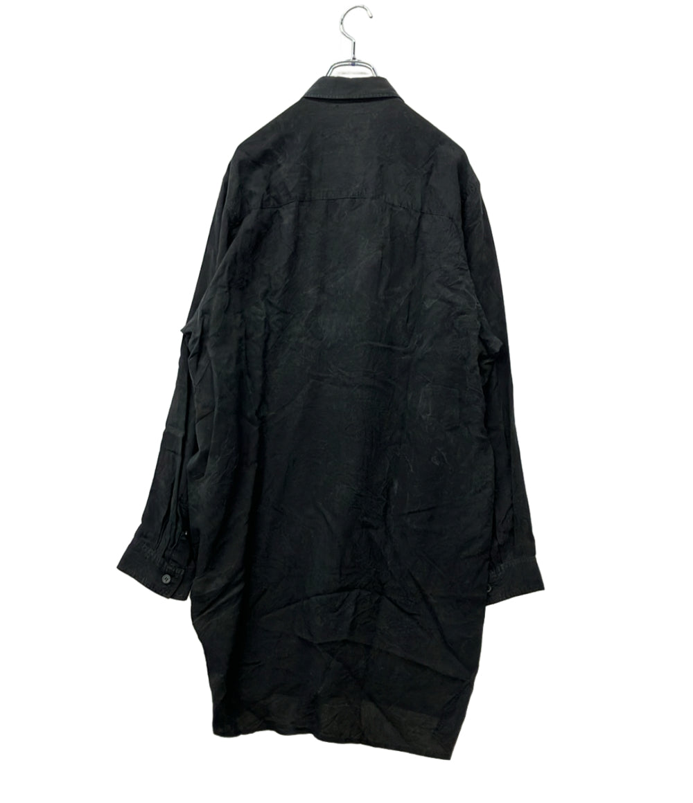 Yohji Yamamoto 長袖シャツ ロング ムラ染め HZ-B33-212 メンズ SIZE 2 ヨウジヤマモト