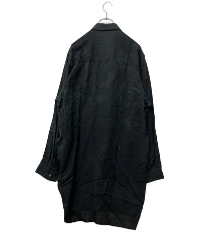 Yohji Yamamoto 長袖シャツ ロング ムラ染め HZ-B33-212 メンズ SIZE 2 ヨウジヤマモト