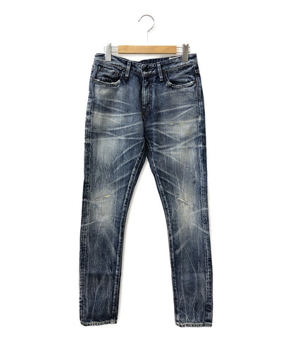 デンハム  デニムパンツ ジーンズ ダメージ加工 ELLE DROP SKINNY     02-13-06-11-199 メンズ SIZE W25L32 (XS以下) DENHAM