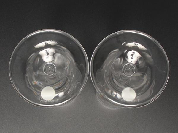 ティファニー シャンパングラス 2点セット ペア フローレット TIFFANY&Co.