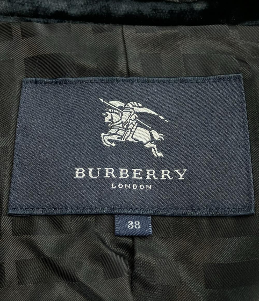 美品 バーバリーロンドン ベロアキルティングコート レディース SIZE 38 (S) BURBERRY LONDON