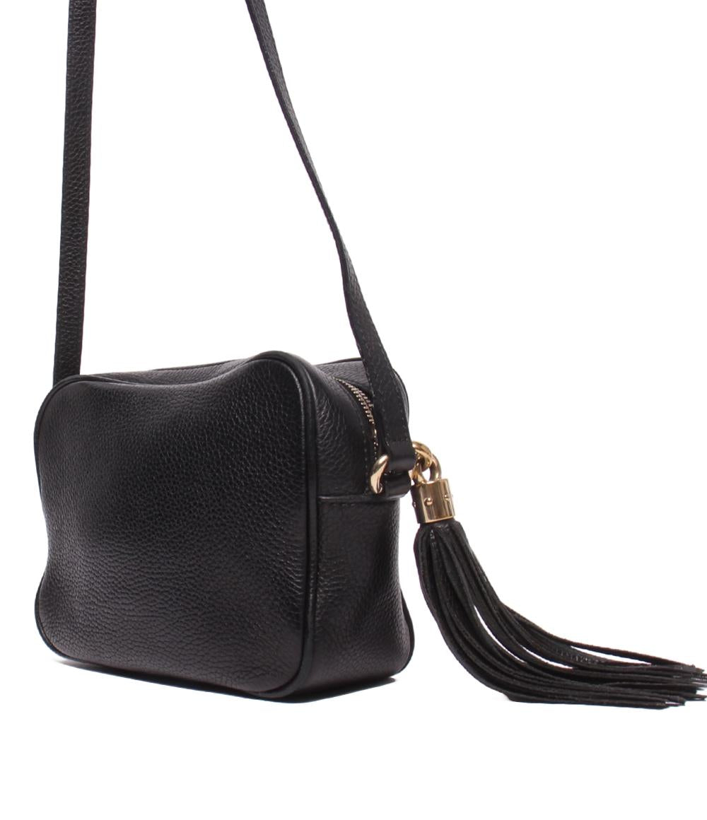 GUCCI(グッチ) ショルダーバッグ ソーホー 308364 黒 タッセル レザー Amazon | [グッチ] バッグ(ショルダーバッグ) 308364 A7M0G ブラック