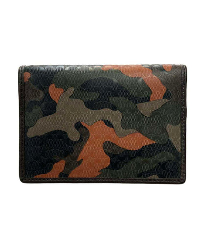COACH カードケース カモフラ シグネチャー メンズ コーチ