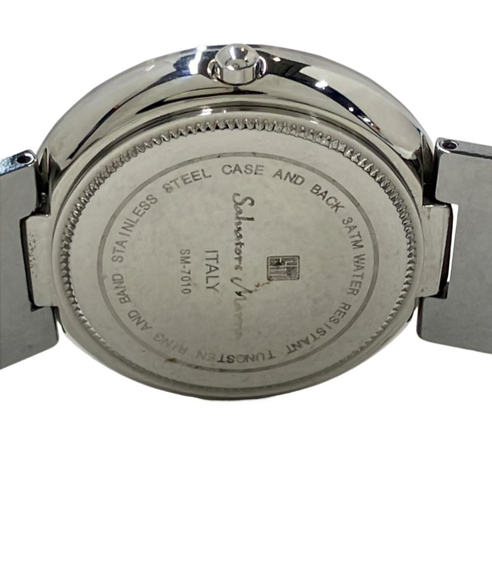 サルバトーレマーラ 腕時計 クオーツ シルバー SM-7010 レディース Salvatore Marra