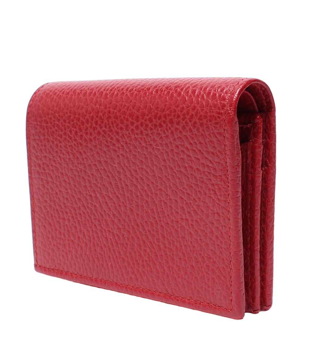 美品 グッチ 二つ折り財布 GGマーモントコンパクトウォレット 456126 レディース GUCCI