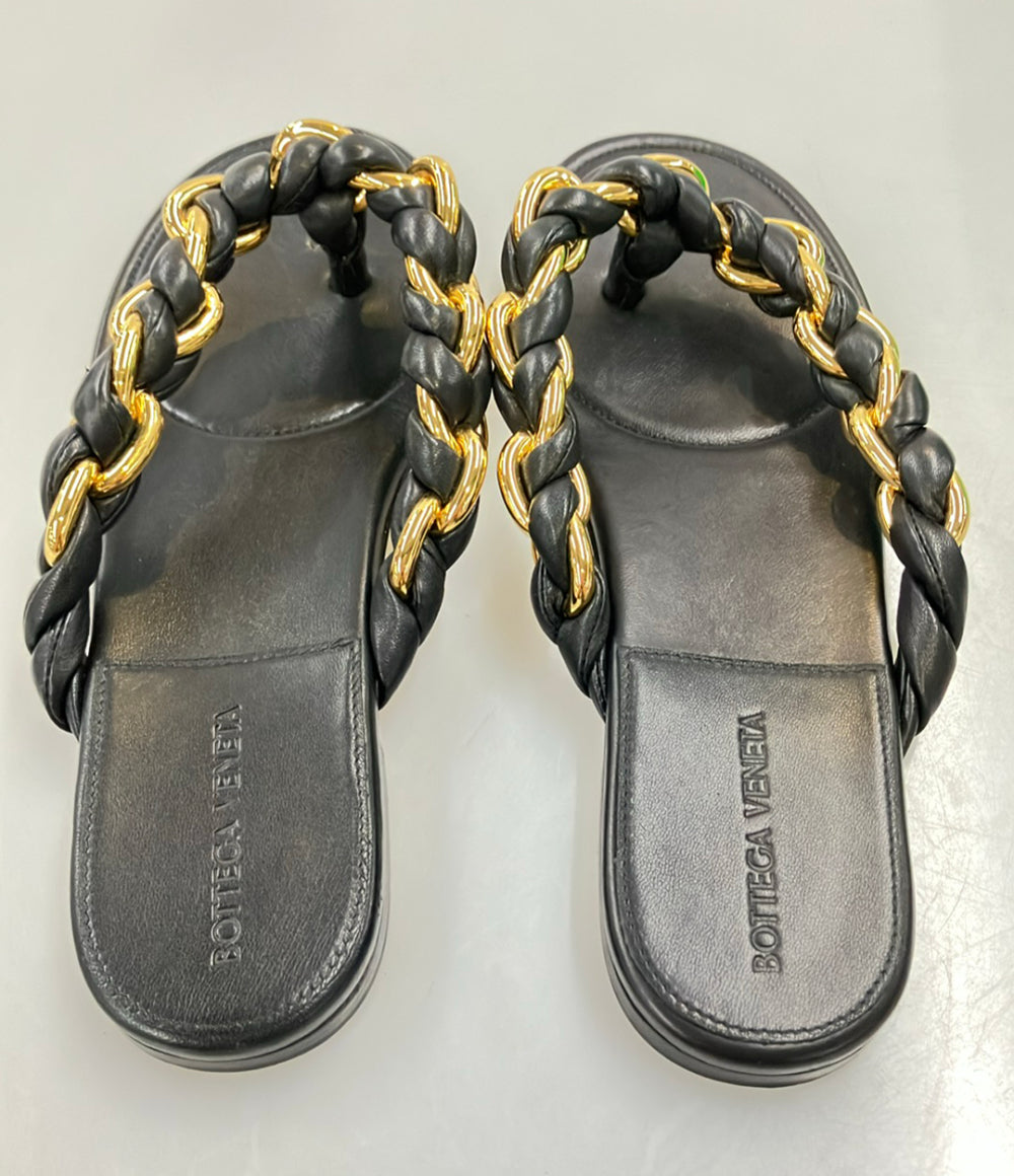 BOTTEGA VENETA フラットトングサンダル レディース SIZE 38 (24cm) ボッテガ・ヴェネタ