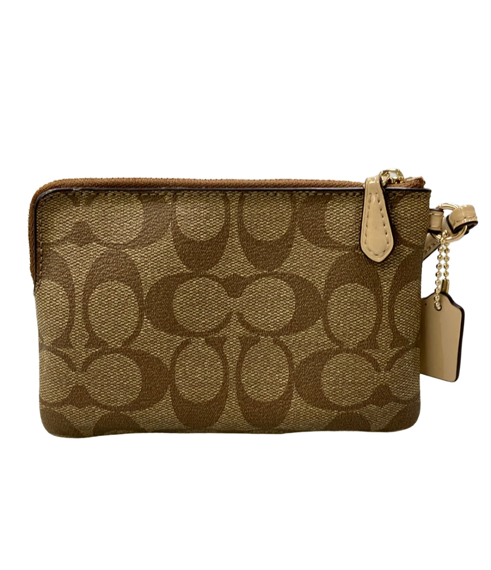 美品 COACH ポーチ シグネチャー F54629 レディース コーチ