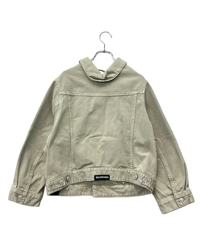 BALENCIAGA デニムジャケット 697868 TJW94 9012 レディース SIZE 34 バレンシアガ