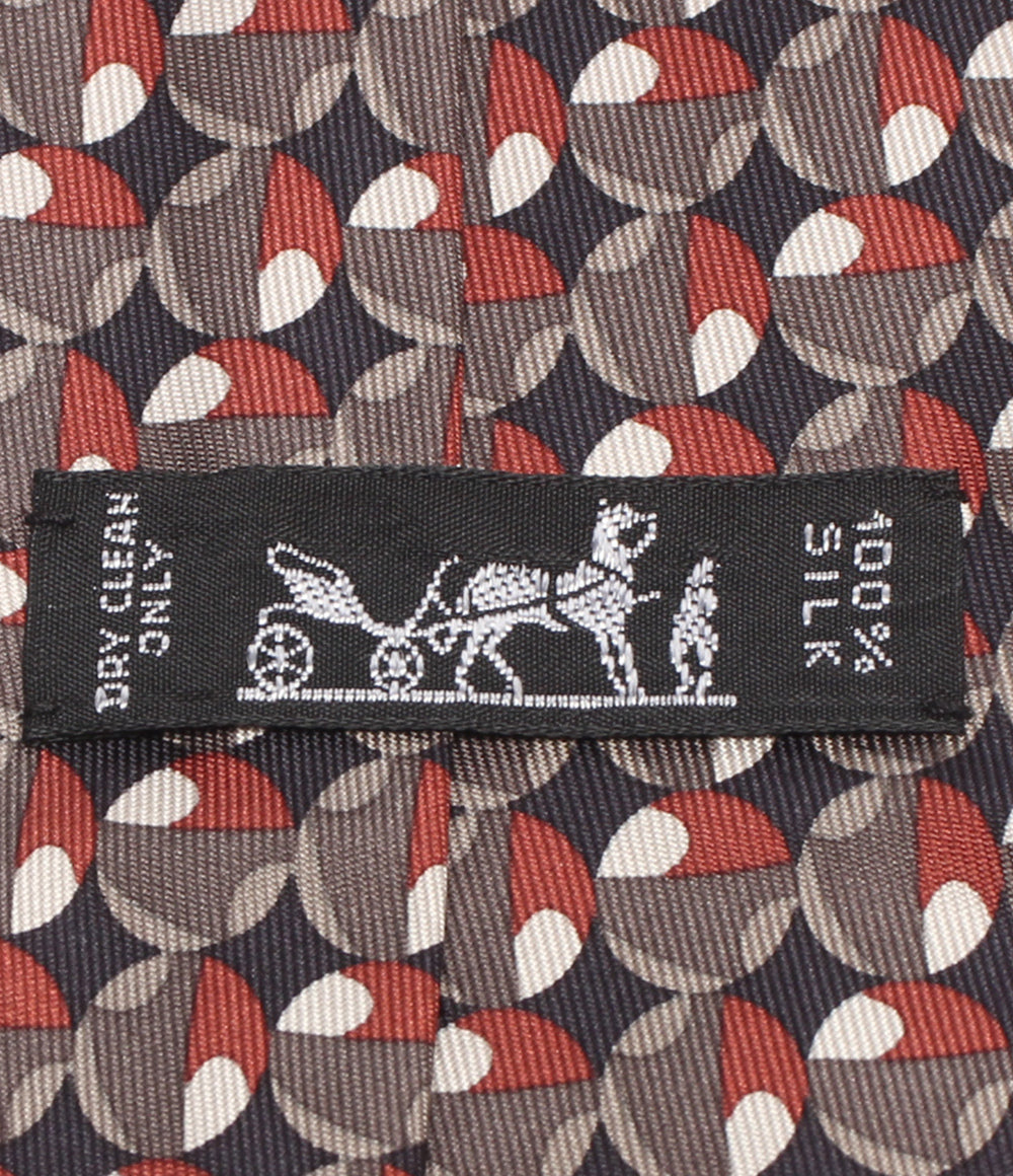 美品 HERMES ネクタイ シルク100％ メンズ エルメス