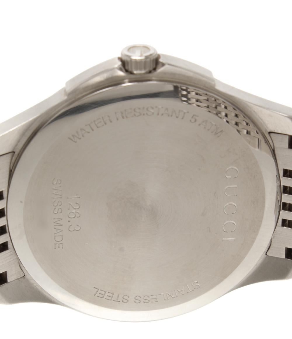 GUCCI 腕時計 Gタイムレス クオーツ ブラック 126.3 メンズ グッチ