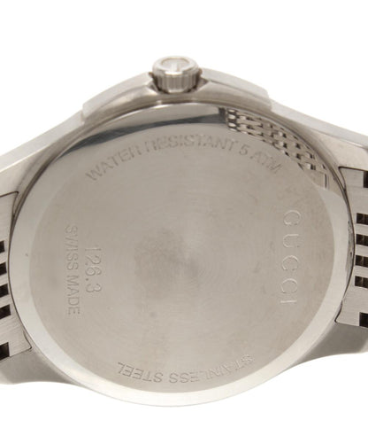 GUCCI 腕時計 Gタイムレス クオーツ ブラック 126.3 メンズ グッチ