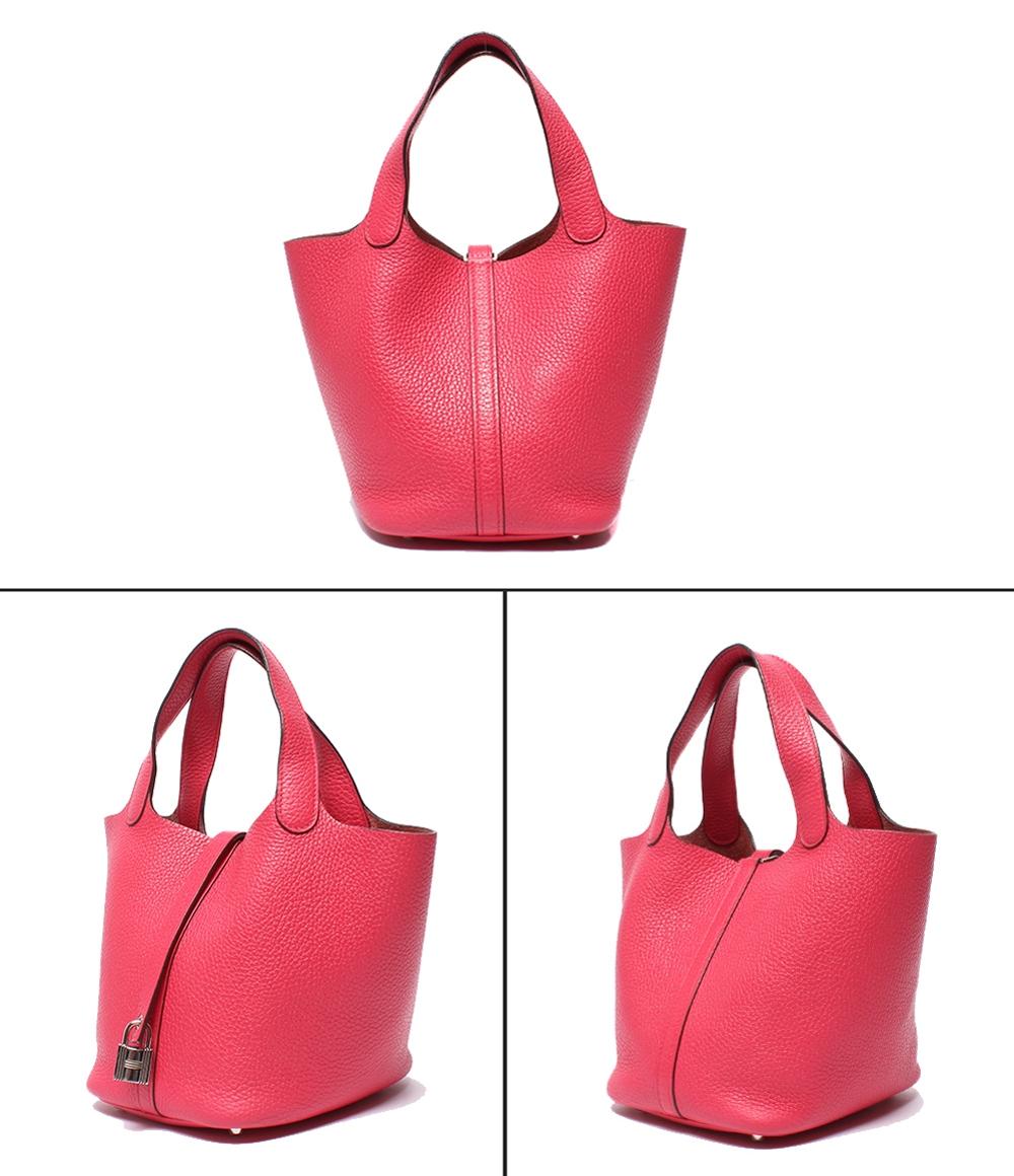 HERMES ハンドバッグ Y刻印 シルバー金具 ピコタンロックPM レディース