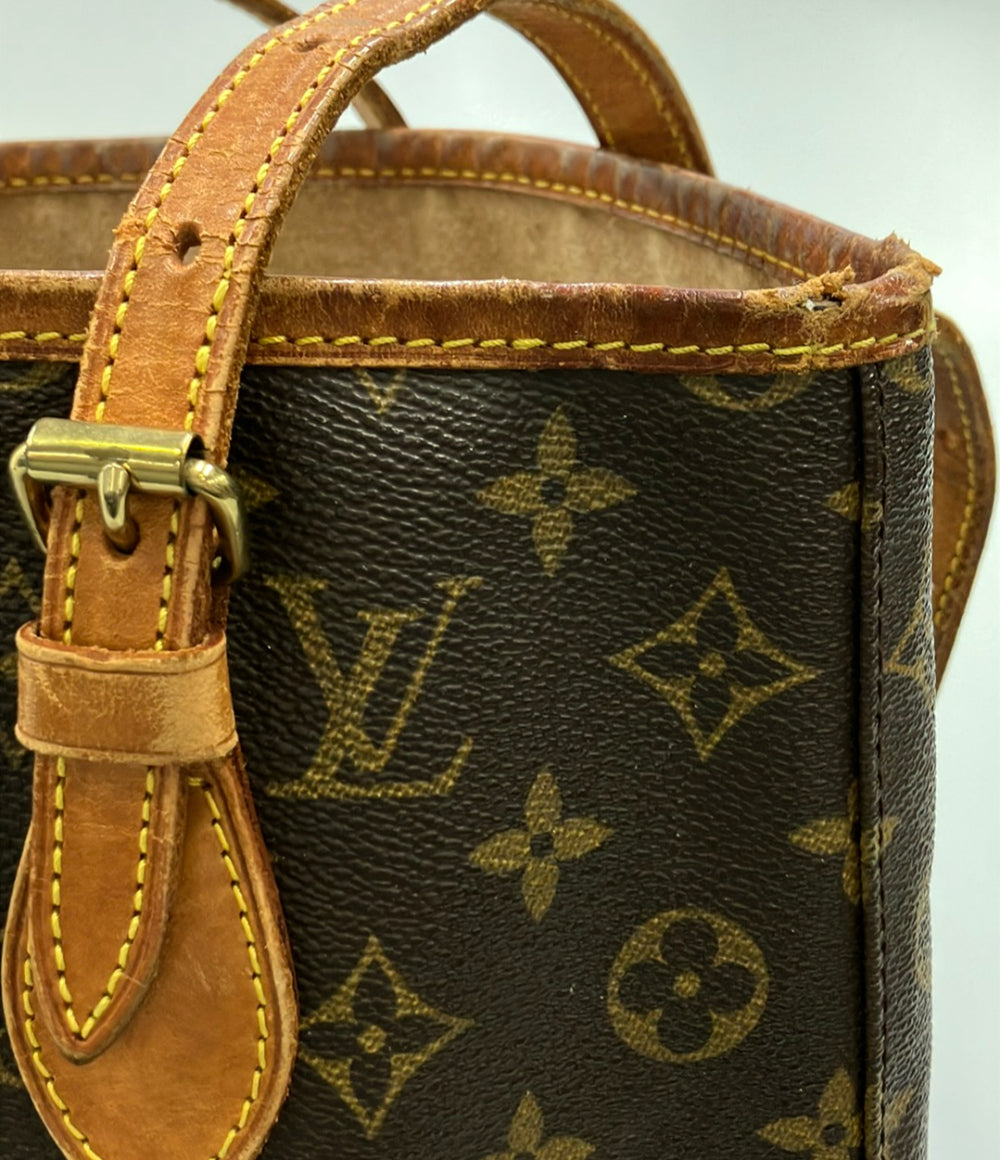 訳あり LOUIS VUITTON ショルダーバッグ バケットPM モノグラム M42238 レディース ルイ・ヴィトン