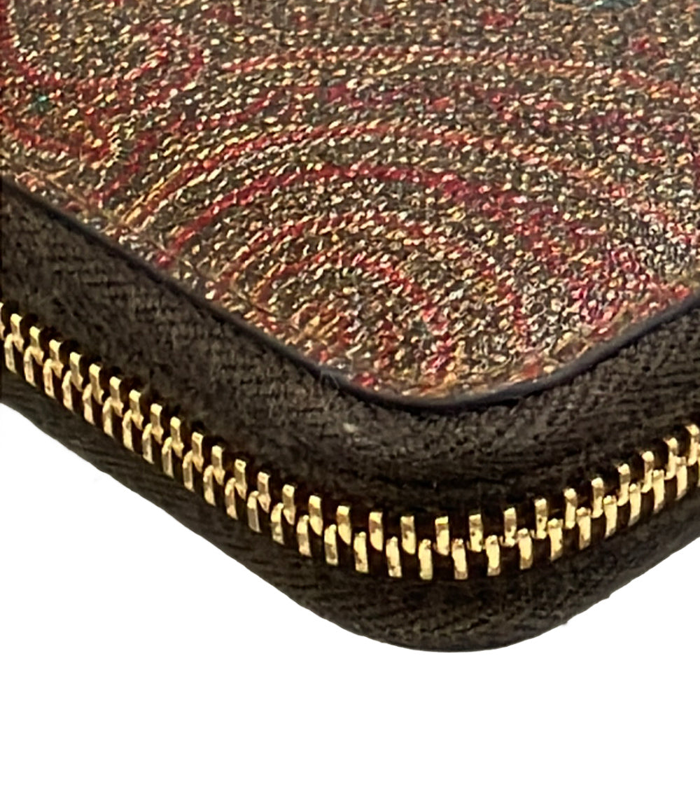 ETRO ラウンドファスナー長財布 レディース メンズ エトロ