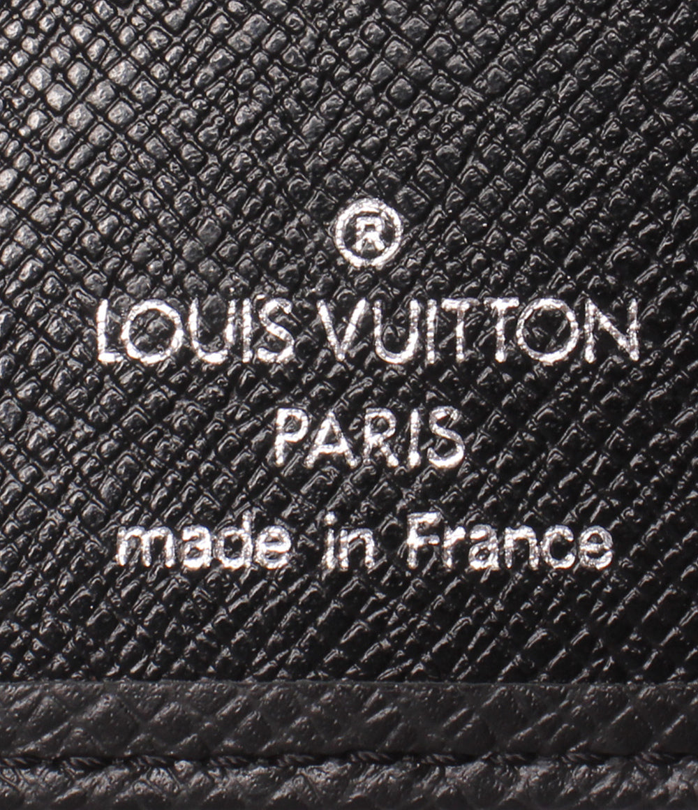 美品 LOUIS VUITTON 二つ折り財布 カードケース 札入れ ポルト ビエ 6カルト クレディ タイガ M30482 メンズ ルイ・ヴィトン