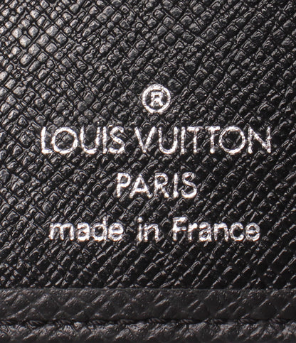 美品 LOUIS VUITTON 二つ折り財布 カードケース 札入れ ポルト ビエ 6カルト クレディ タイガ M30482 メンズ ルイ・ヴィトン