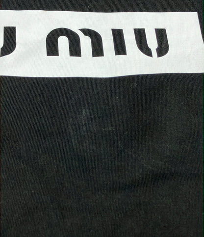 Miu Miu 長袖Tシャツ ロゴ MJL949 232 104N レディース SIZE S ミュウ ミュウ