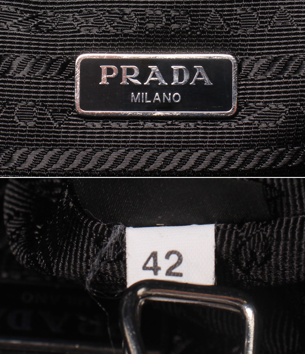 美品 PRADA ハンドバッグ ポーチ 巾着 Re-Nylon 1NE369 メンズ レディース プラダ