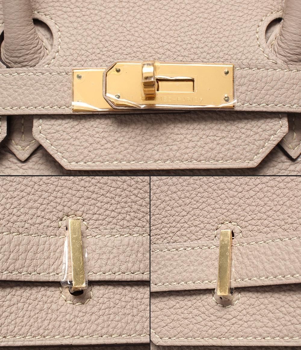 HERMES ハンドバッグ T刻印 ゴールド金具 トゴ 内縫い バーキン35 レディース エルメス