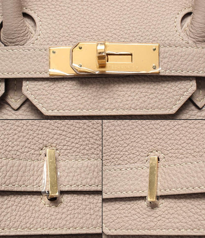 HERMES ハンドバッグ T刻印 ゴールド金具 トゴ 内縫い バーキン35 レディース エルメス