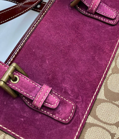 COACH トートバッグ ショルダーバック 肩掛け シグネチャー レディース コーチ