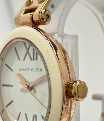 ANNE KLEIN 腕時計 クオーツ ホワイト レディース アンクライン