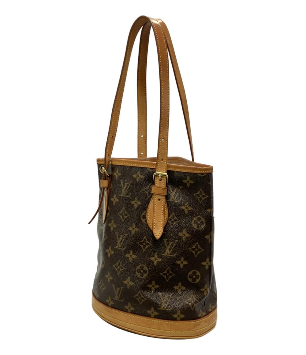 訳あり LOUIS VUITTON ショルダーバッグ 肩掛け プチ バケット PM M42238 レディース ルイ・ヴィトン